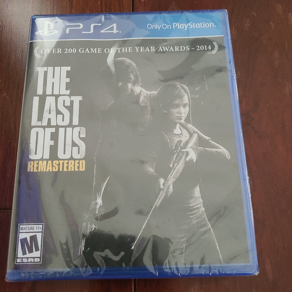 PS4 The Last of Us Remastered video game.